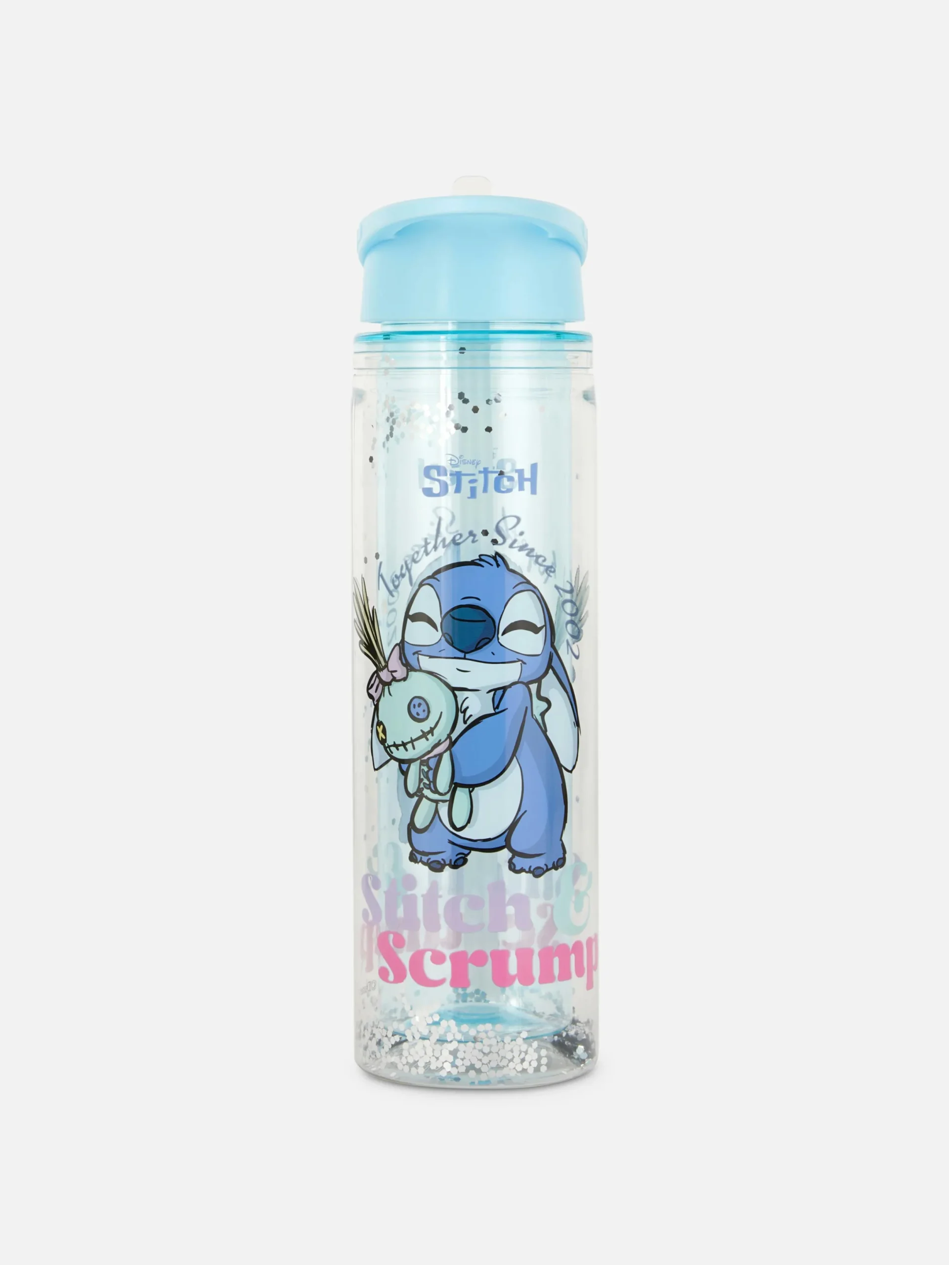 Tassen Und Becher|Primark „Disney Stitch“ Trinkflasche Mit Glitzer Blau