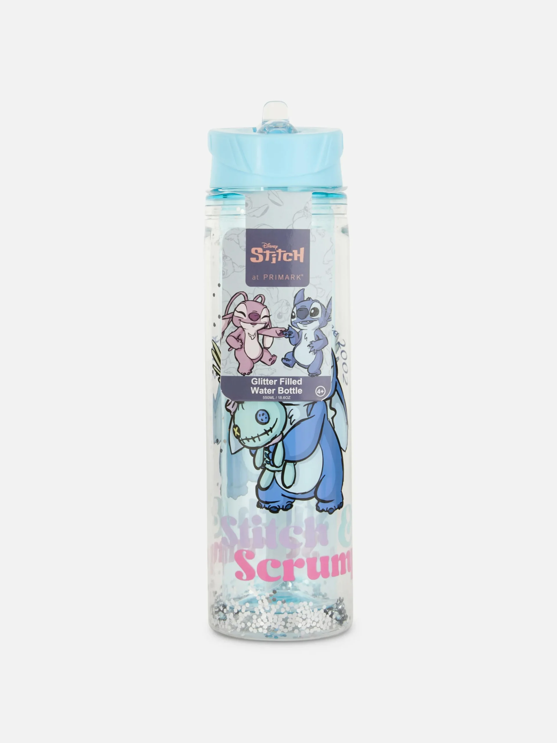 Tassen Und Becher|Primark „Disney Stitch“ Trinkflasche Mit Glitzer Blau