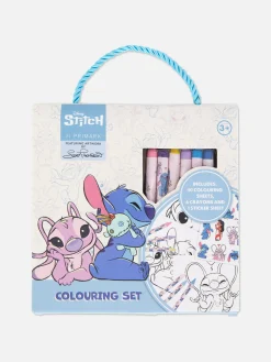 Basteln Und Handarbeiten|Primark „Disney Stitch Und Engel“ Malset Zum Mitnehmen Blau