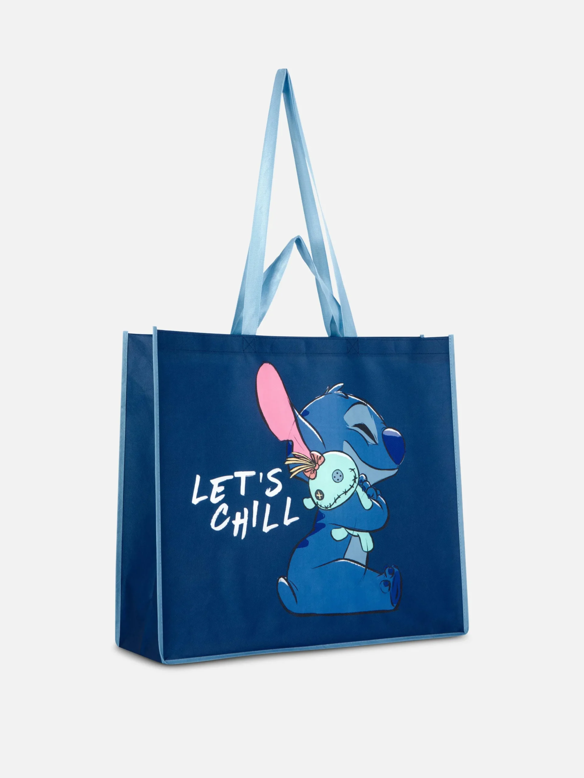 Taschen Und Portemonnaies|Primark „Disney Stitch“ XL-Tragetasche Marineblau