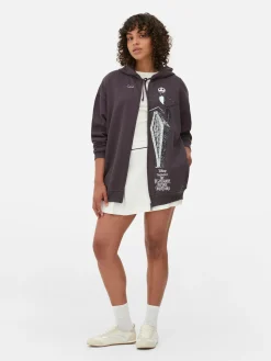 The Nightmare Before Christmas|Halloween Alle|Primark „Disney The Nightmare Before Christmas“ Hoodie Mit Reißverschluss Anthrazitfarben