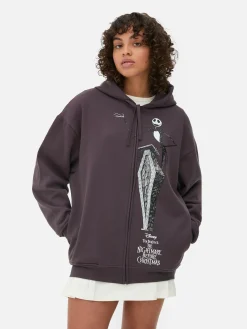 The Nightmare Before Christmas|Halloween Alle|Primark „Disney The Nightmare Before Christmas“ Hoodie Mit Reißverschluss Anthrazitfarben