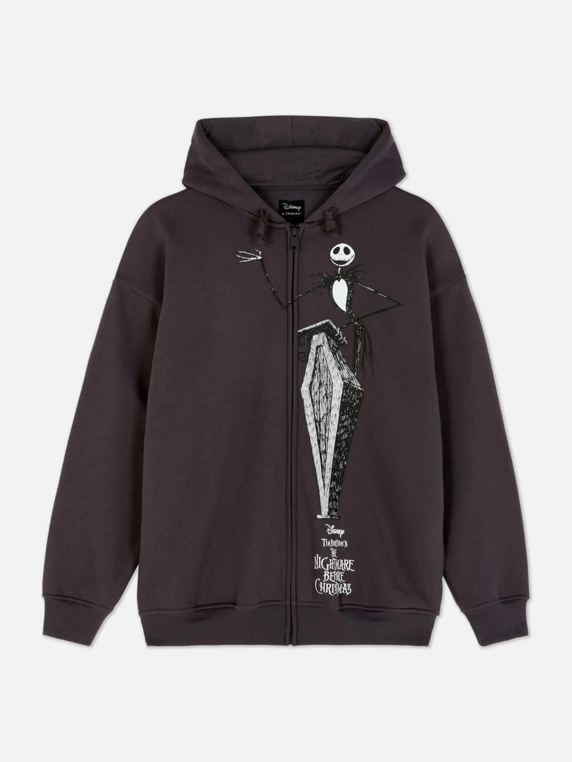 The Nightmare Before Christmas|Halloween Alle|Primark „Disney The Nightmare Before Christmas“ Hoodie Mit Reißverschluss Anthrazitfarben
