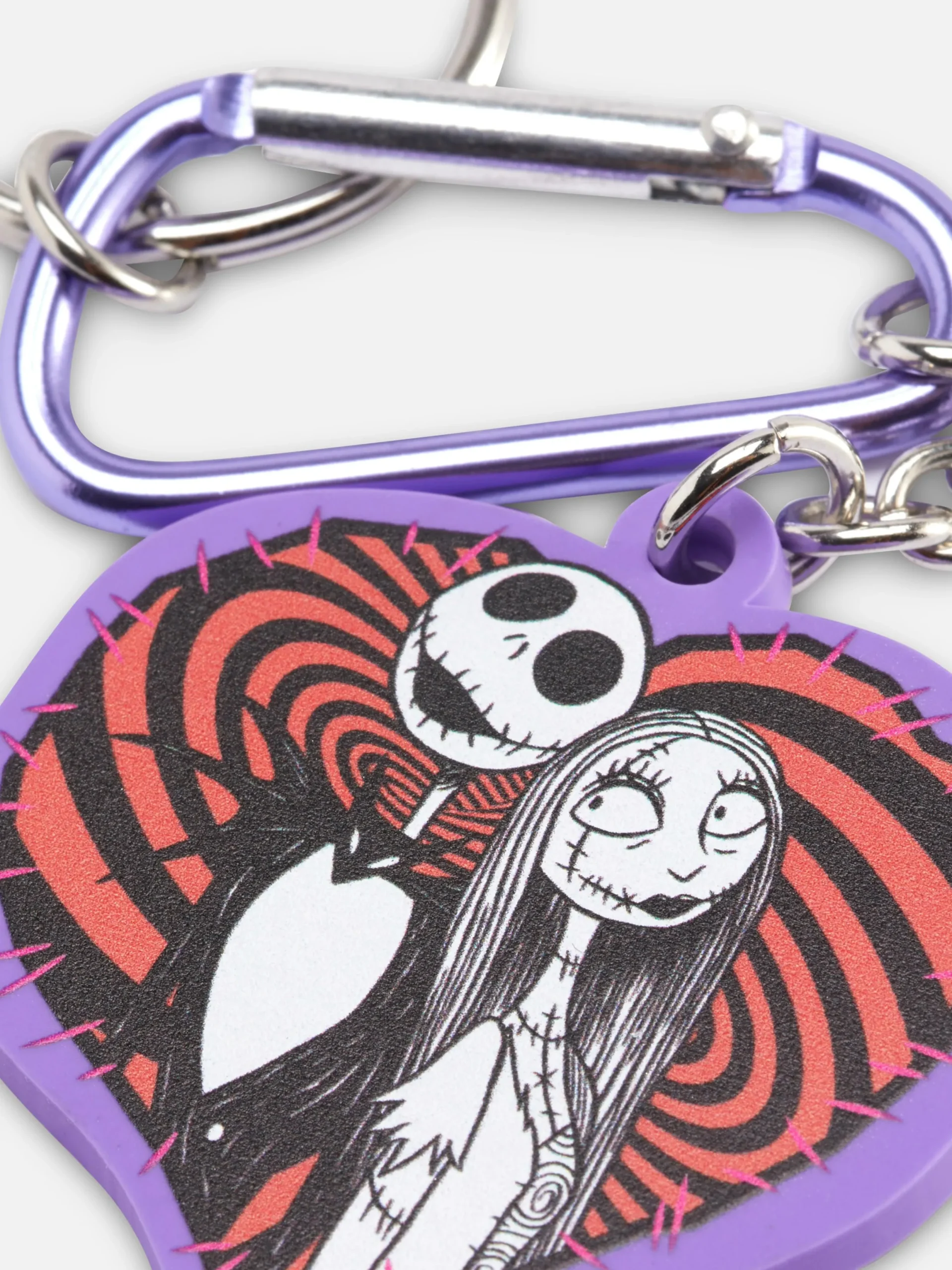 Reiseaccessoires|Primark „Disney Tim Burtons The Nightmare Before Christmas“ Schlüsselanhänger Weiß