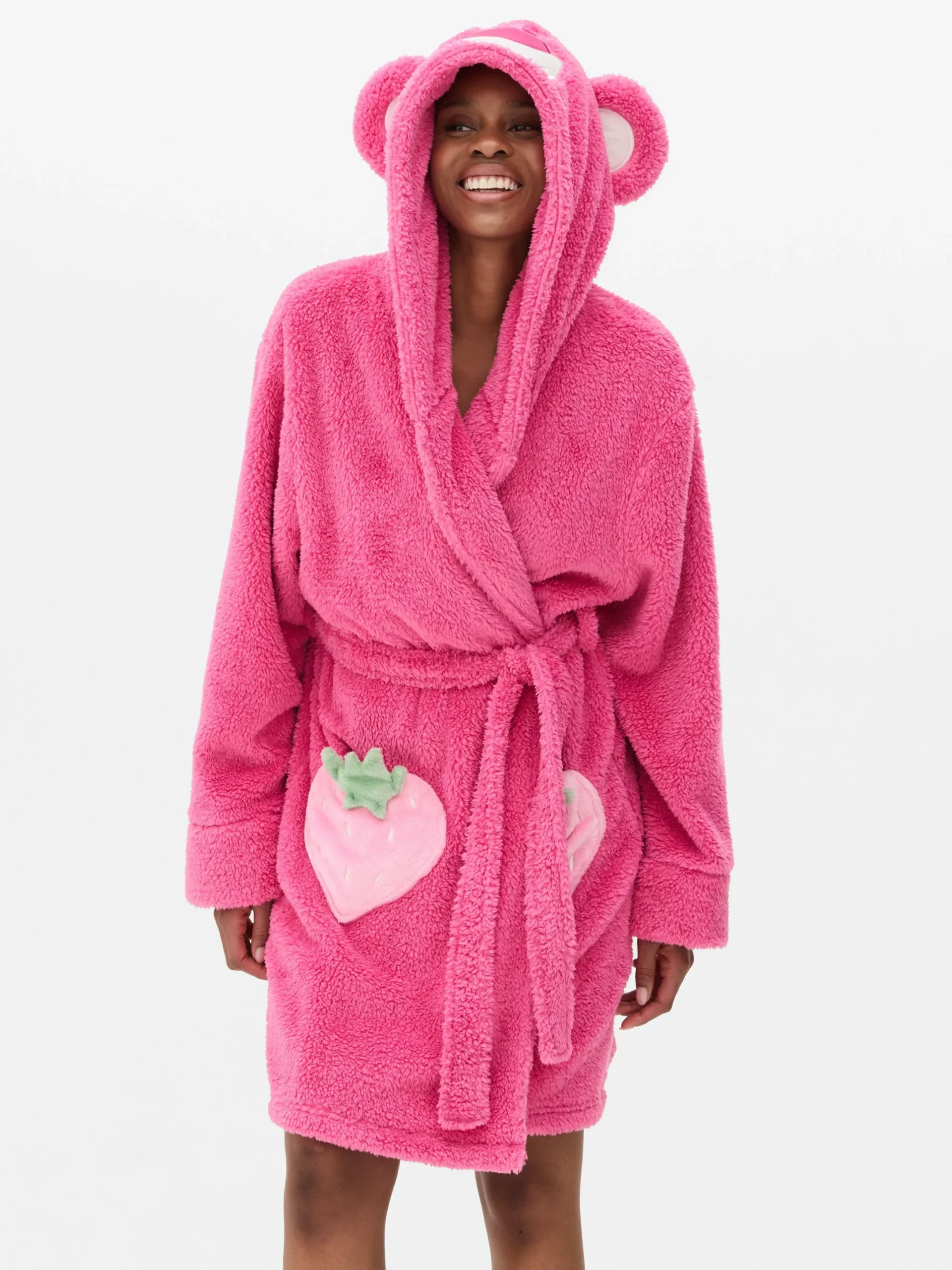 Bademäntel|Primark „Disney Toy Story Lotso“ Bademantel Mit Taschen Rosa