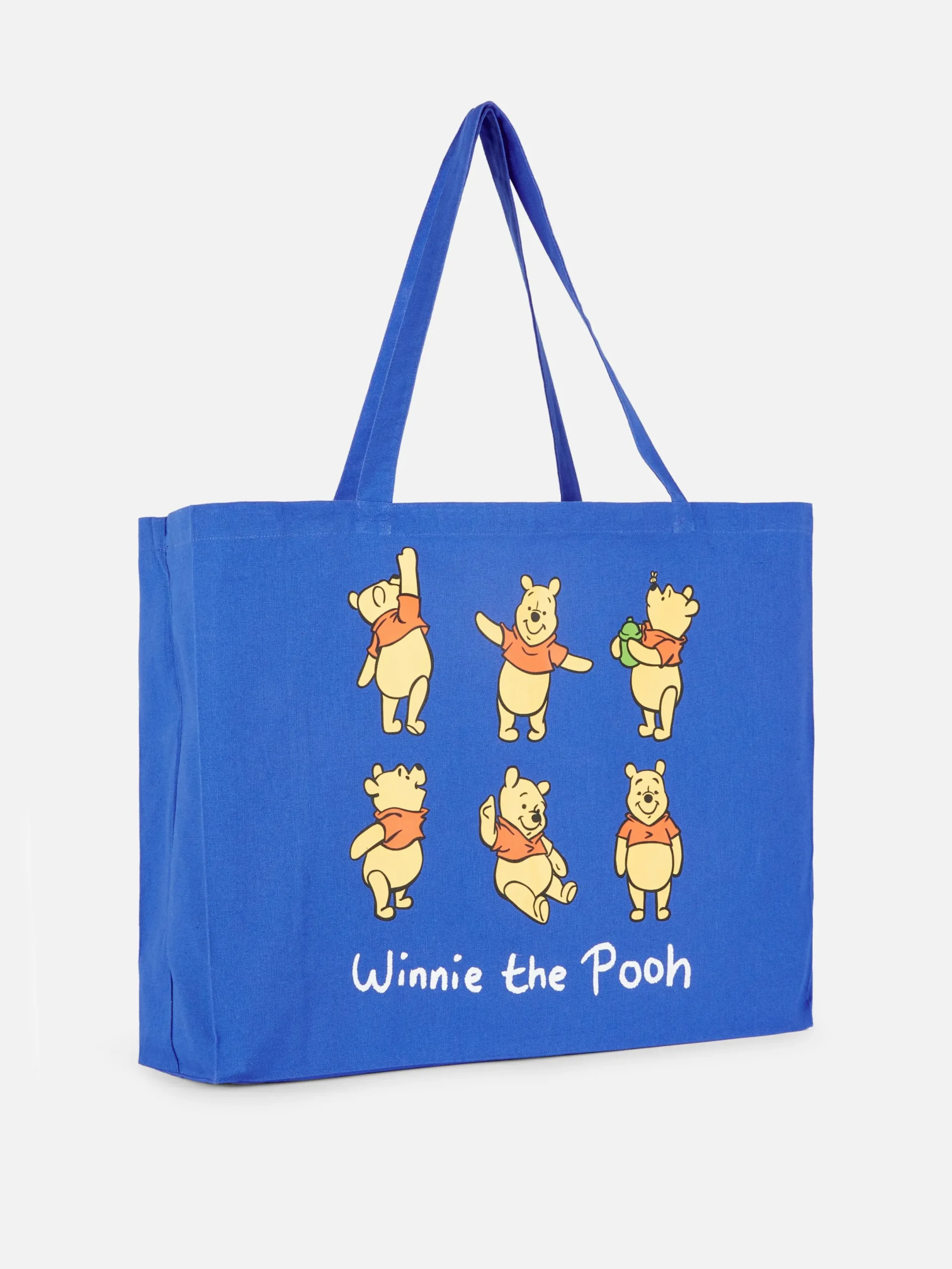 Reiseaccessoires|Primark „Disney Winnie Puuh“ Canvas-Tasche Blau