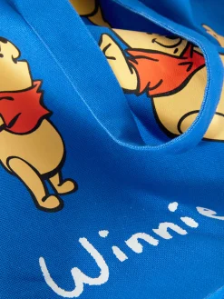 Reiseaccessoires|Primark „Disney Winnie Puuh“ Canvas-Tasche Blau