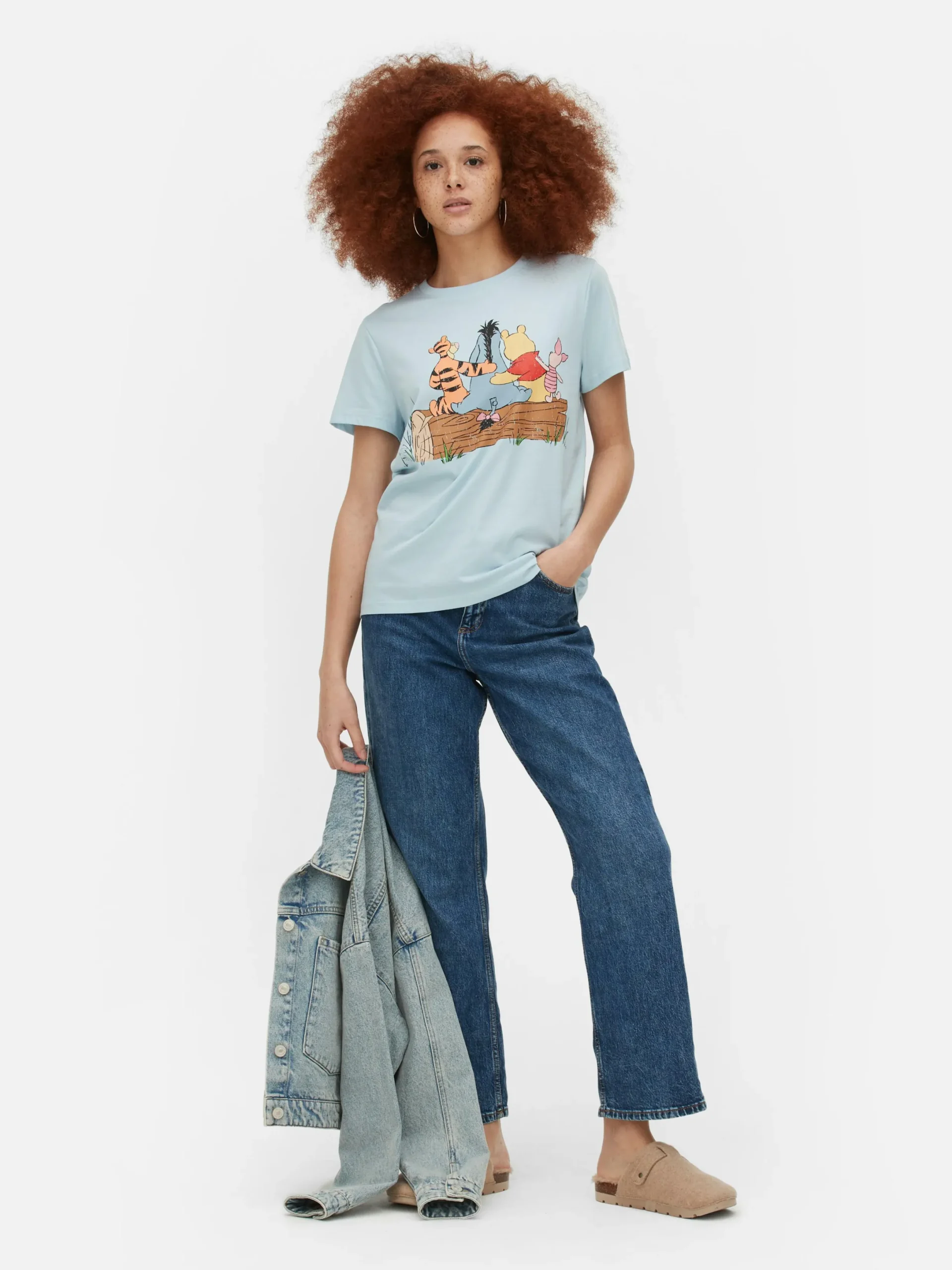 Tops Und T-Shirts|Primark „Disney Winnie Puuh“ T-Shirt Mit Print Blau