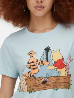 Tops Und T-Shirts|Primark „Disney Winnie Puuh“ T-Shirt Mit Print Blau