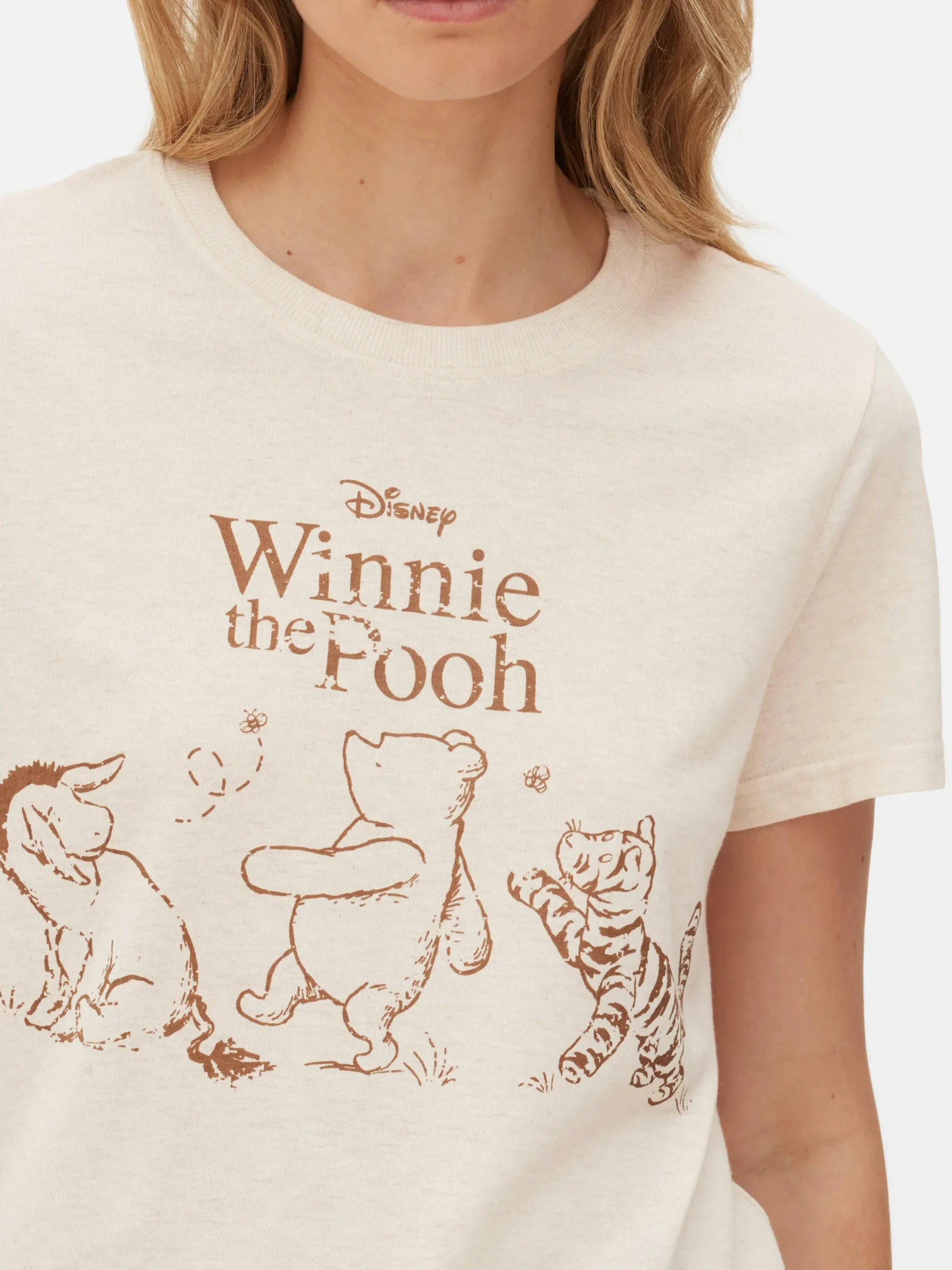 Tops Und T-Shirts|Primark „Disney Winnie Puuh“ T-Shirt Hellbeige
