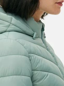 Jacken Und Mäntel|Primark Dünne Pufferjacke Mit Kapuze Grün