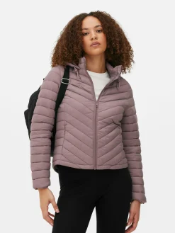 Jacken Und Mäntel|Primark Dünne Pufferjacke Mit Kapuze Pink