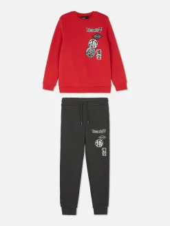 Sets Und Outfits|Primark „Dragon Ball Z San Goku“ Sweatshirt Und Jogginghose Rot