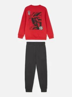 Sets Und Outfits|Primark „Dragon Ball Z San Goku“ Sweatshirt Und Jogginghose Rot