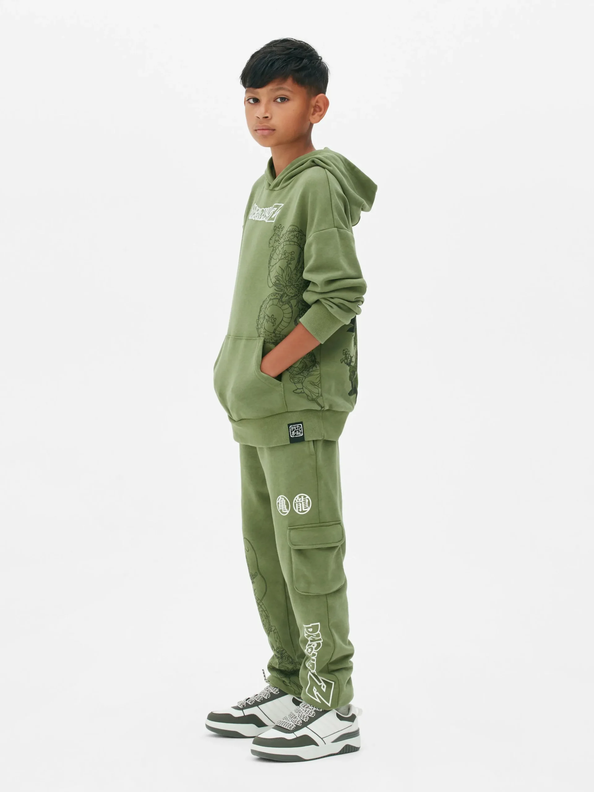 Jogginghosen|Primark „Dragon Ball Z Shenlong“ Jogginghose Khakifarben