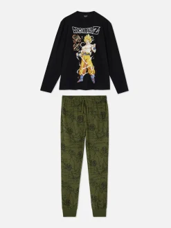 Schlafanzüge|Primark „Dragon Ball Z Super-Saiyajin Son Goku“ Schlafanzug Schwarz