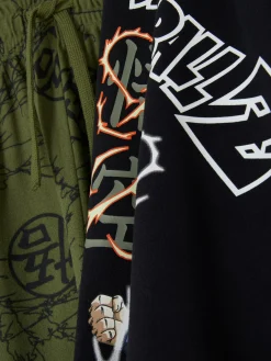 Schlafanzüge|Primark „Dragon Ball Z Super-Saiyajin Son Goku“ Schlafanzug Schwarz