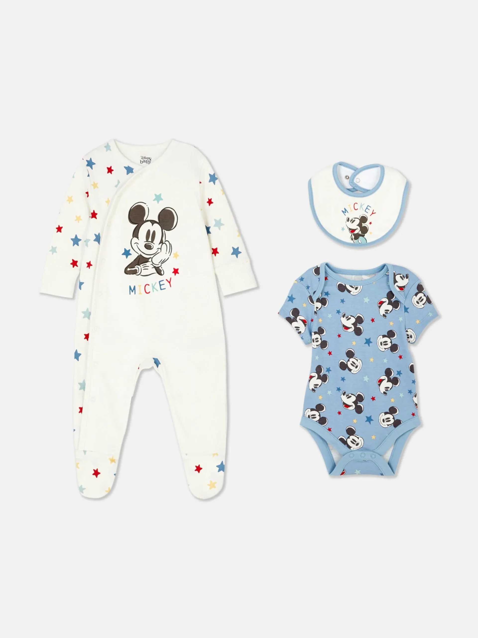 Sets Und Outfits|Primark Dreiteiliges „Disney Micky Maus“ Set Blau