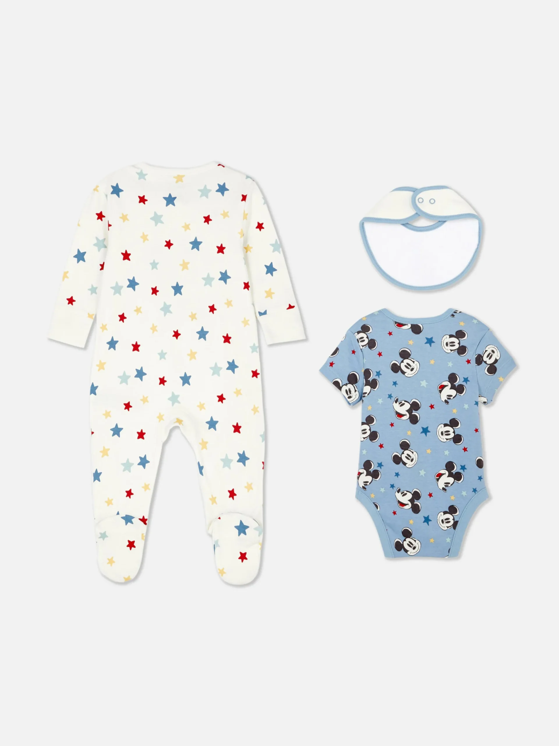 Sets Und Outfits|Primark Dreiteiliges „Disney Micky Maus“ Set Blau