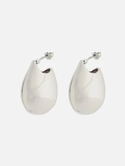 Schmuck|Primark Eimer-Hängeohrringe Weiß