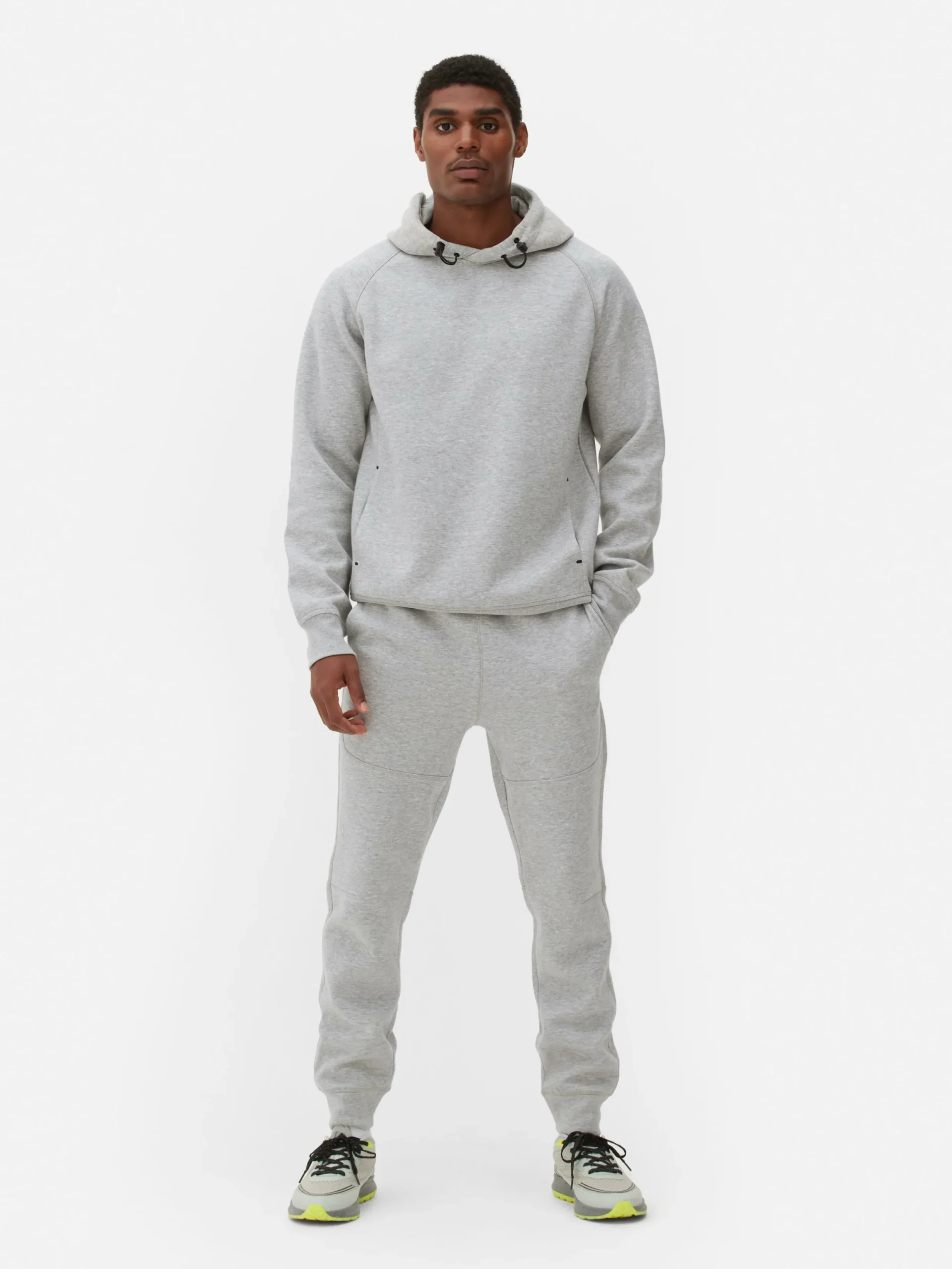 Sportbekleidung|Jogginghosen|Primark Eingefasste Slim-Fit-Jogginghose Grau meliert