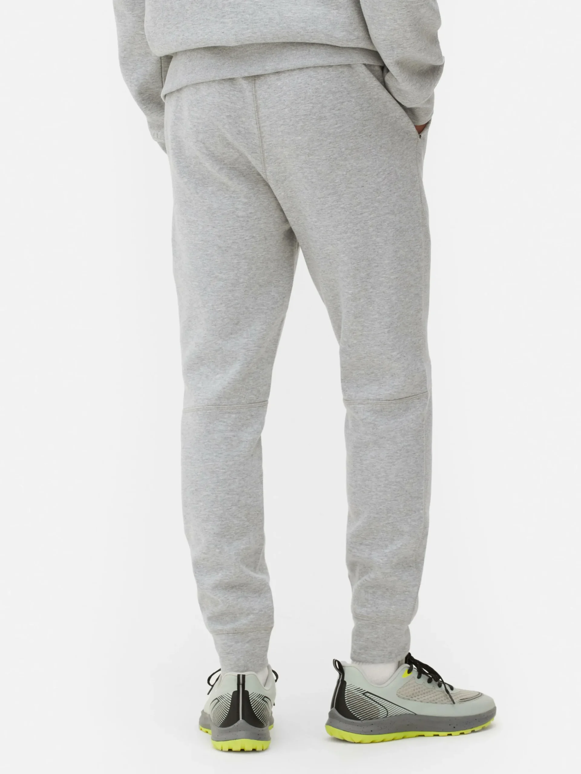 Sportbekleidung|Jogginghosen|Primark Eingefasste Slim-Fit-Jogginghose Grau meliert