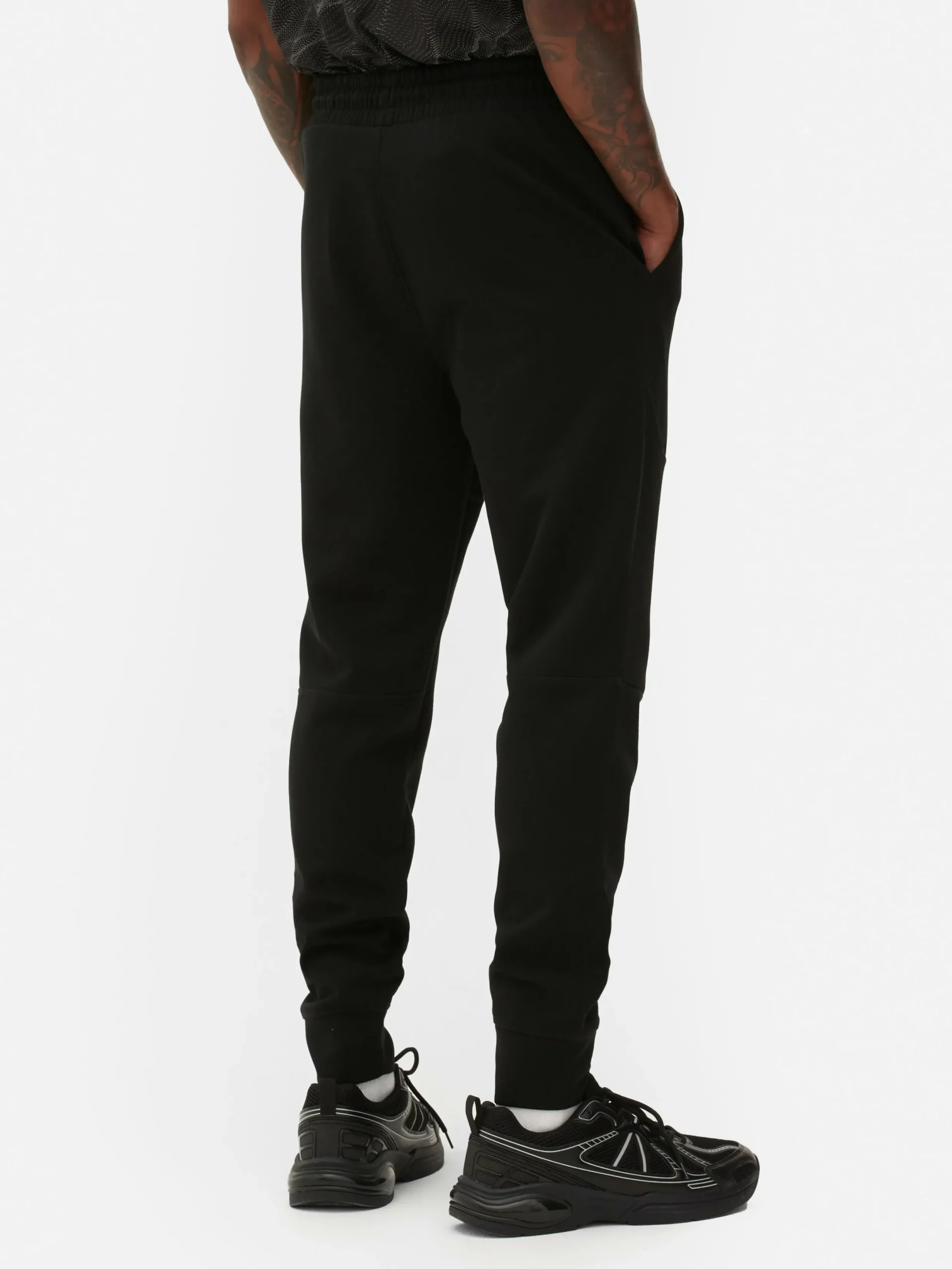 Sportbekleidung|Jogginghosen|Primark Eingefasste Slim-Fit-Jogginghose Schwarz