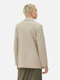 Blazer|Primark Einreihiger Blazer Zum Kombinieren Steinfarben