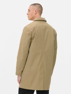 Jacken Und Mäntel|Primark Einreihiger, Langer Mac Beige