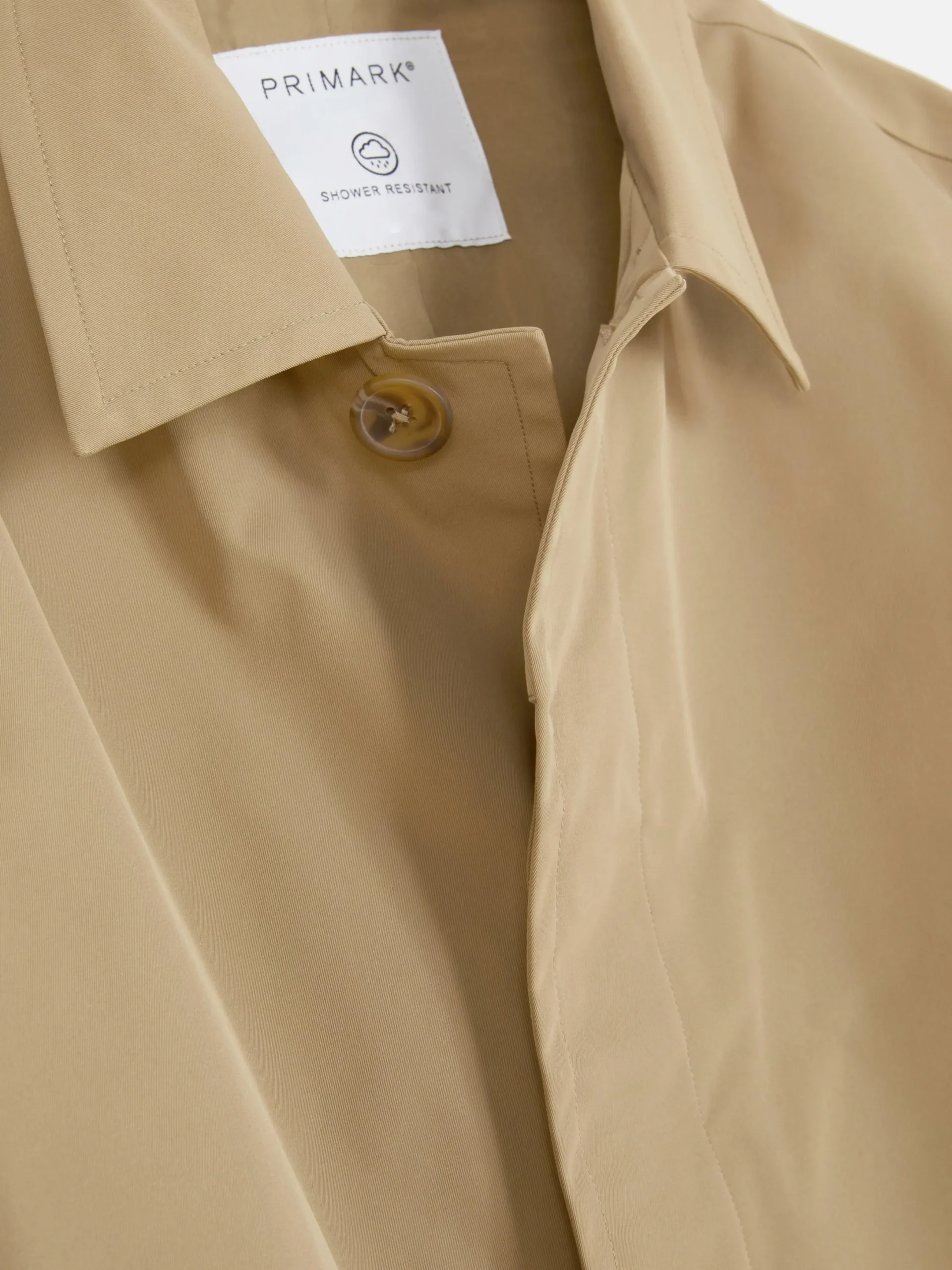 Jacken Und Mäntel|Primark Einreihiger, Langer Mac Beige