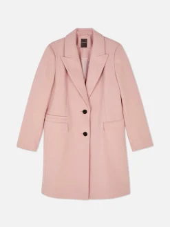Jacken Und Mäntel|Primark Einreihiger Mantel Rosa