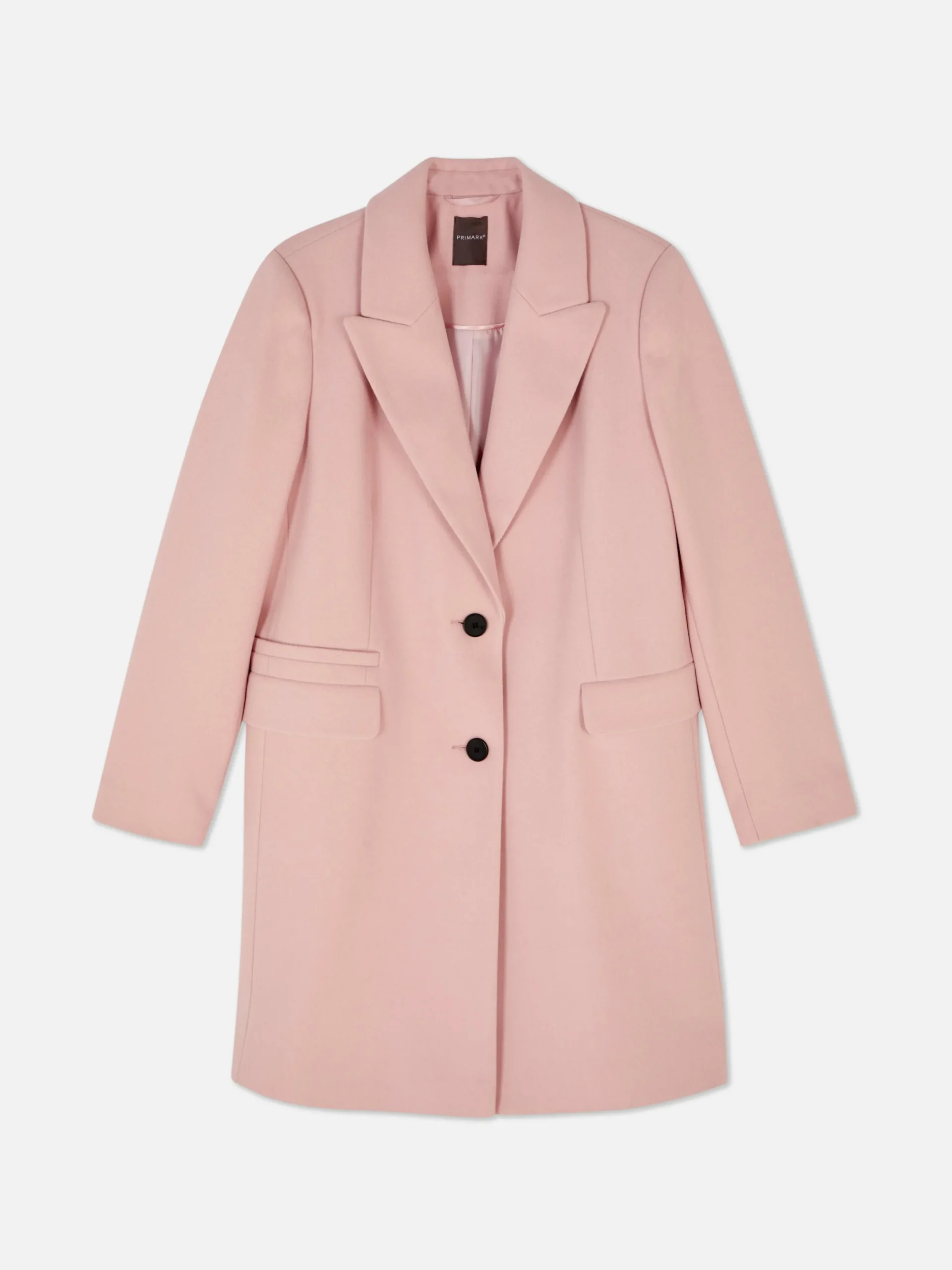 Jacken Und Mäntel|Primark Einreihiger Mantel Rosa