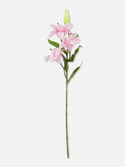 Kunstpflanzen Und -Blumen|Primark Einstielige Kunstlilie Rosa