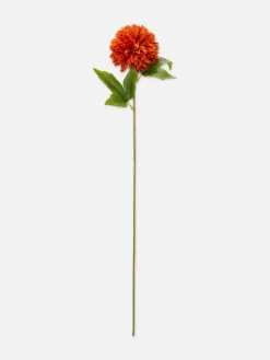 Kunstpflanzen Und -Blumen|Primark Einzelner, Künstlicher Chrysanthemenstängel Orange