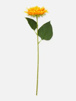 Kunstpflanzen Und -Blumen|Primark Einzelner, Künstlicher Sonnenblumen-Dekozweig Gelb