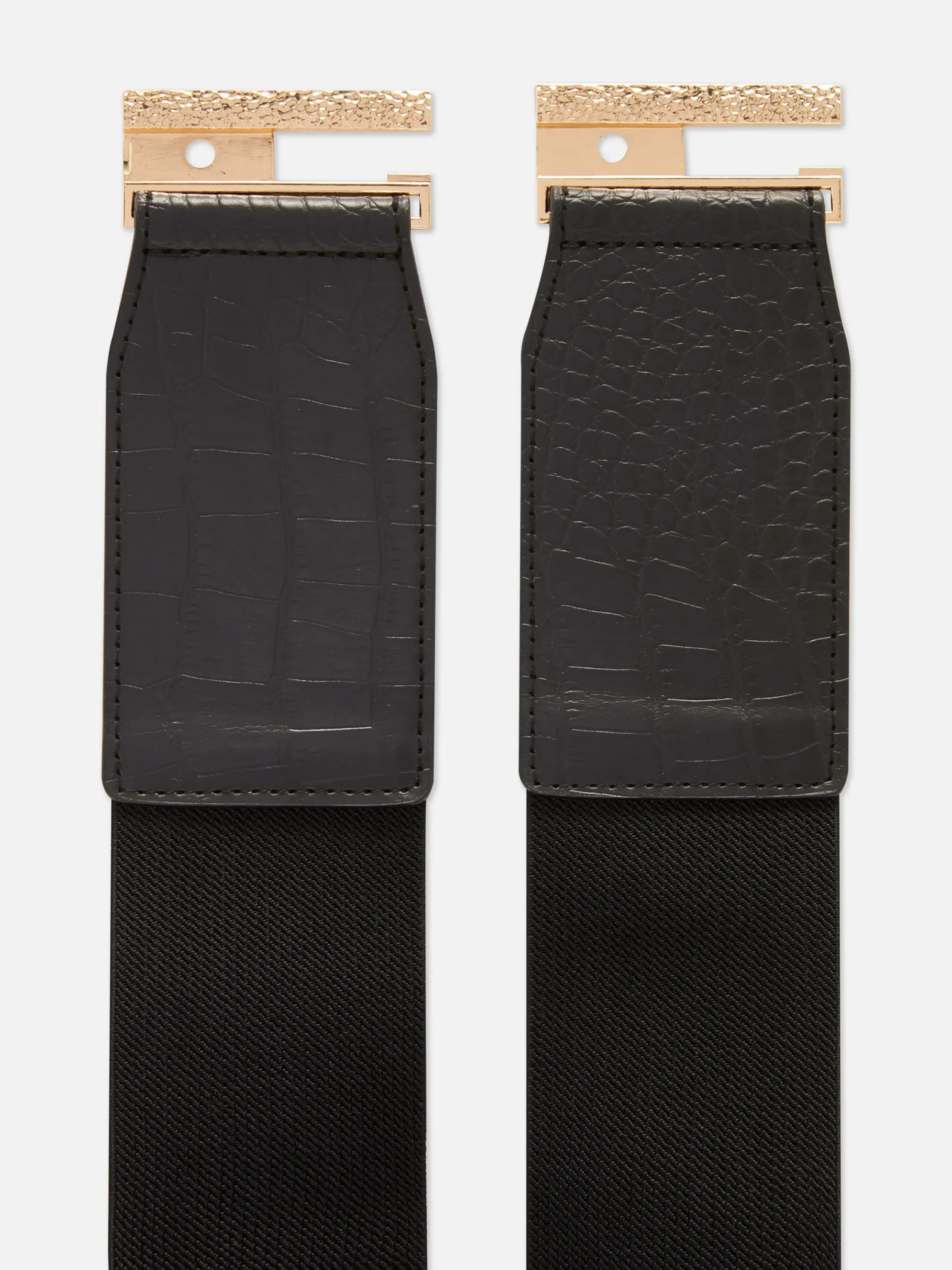 Gürtel|Primark Elastischer Gürtel In Kroko-Optik Schwarz