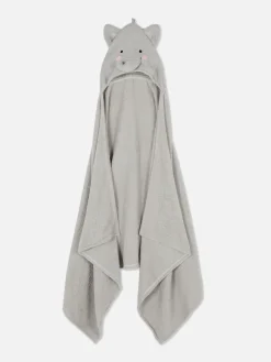 Baden Und Wickeln|Primark Elefanten-Handtuch Mit Kapuze Grau