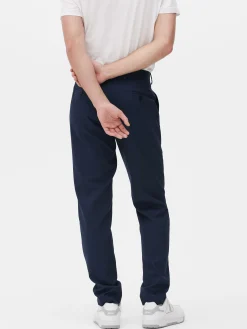Hosen|Primark Elegante Twillhose Marineblau