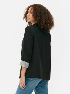 Blazer|Primark Eleganter Blazer Mit Offener Front Schwarz