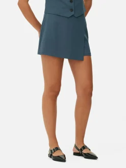 Shorts|Röcke|Primark Eleganter Skort Zum Kombinieren Dunkelblau