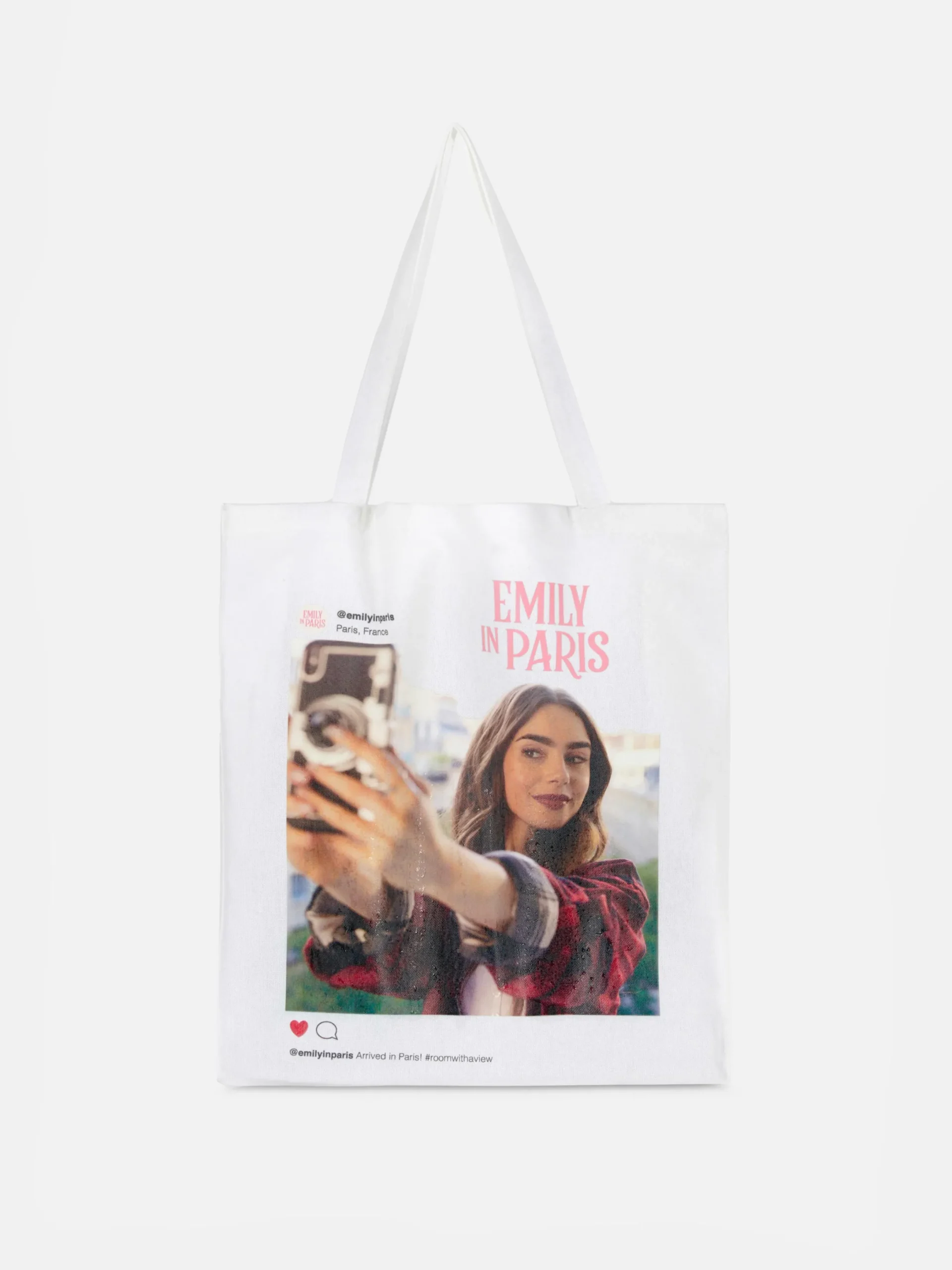 Taschen Und Portemonnaies|Primark „Emily In Paris“ Canvas-Tragetasche Weiß
