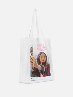Taschen Und Portemonnaies|Primark „Emily In Paris“ Canvas-Tragetasche Weiß