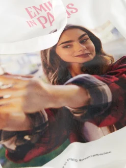 Taschen Und Portemonnaies|Primark „Emily In Paris“ Canvas-Tragetasche Weiß