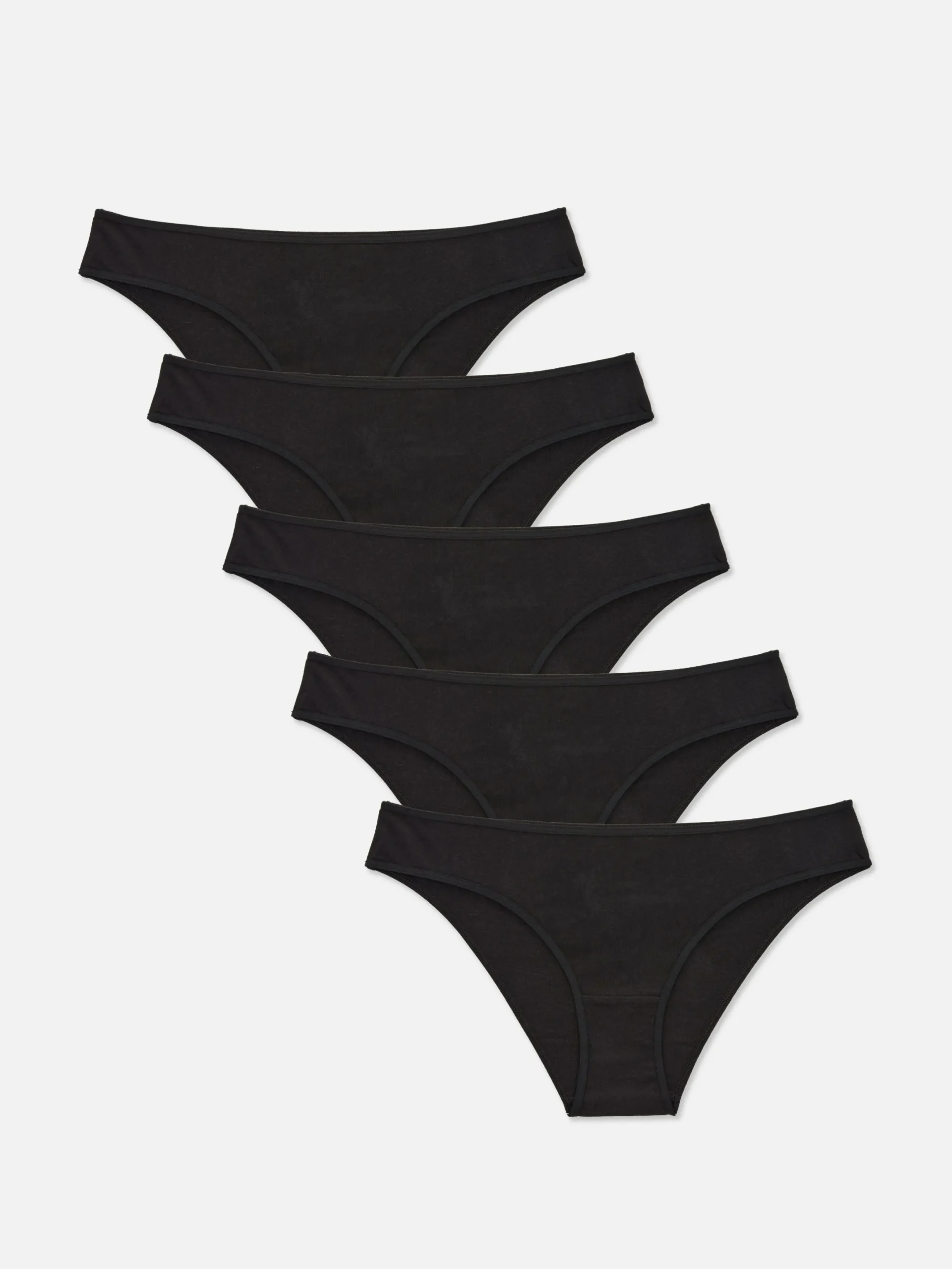 Slips|Primark Essential Brazil-Slips, 5er-Pack Schwarz