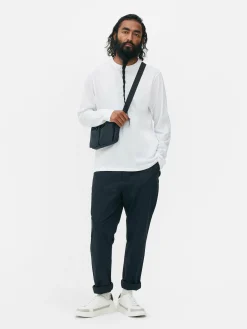 Tops Und T-Shirts|Primark Essential Langarmshirt Weiß