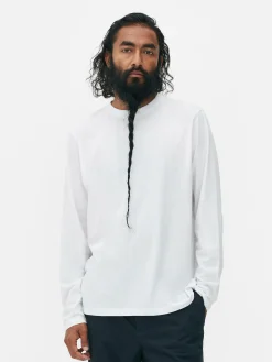 Tops Und T-Shirts|Primark Essential Langarmshirt Weiß