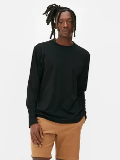 Tops Und T-Shirts|Primark Essential Langarmshirt Schwarz