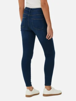 Denim|Jeans|Primark Essential Skinny-Jeans Mit Mittelhohem Bund Indigoblau