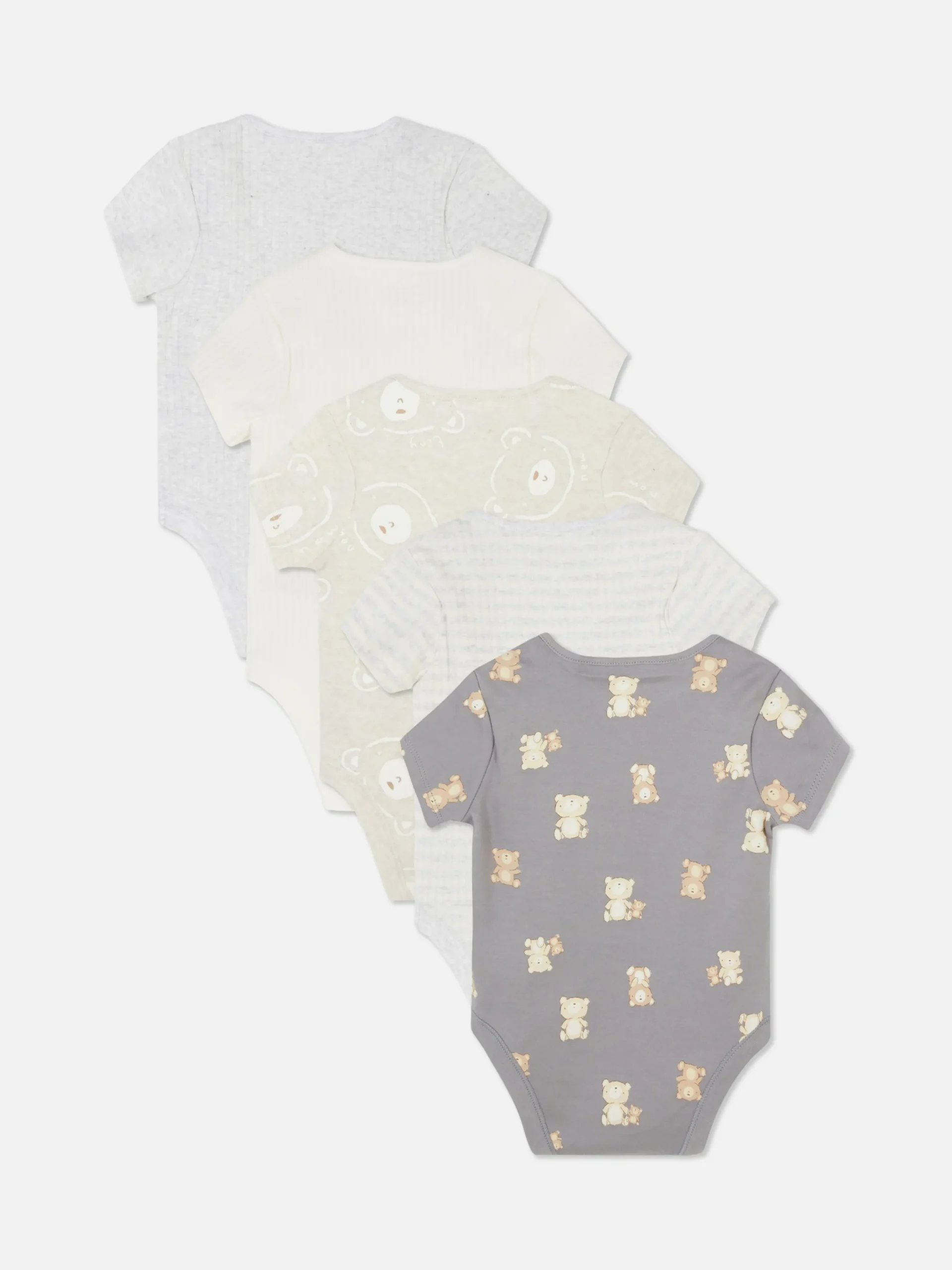 Bodys Und Westen|Primark Essential-Bodysuits, 5er-Pack Multi