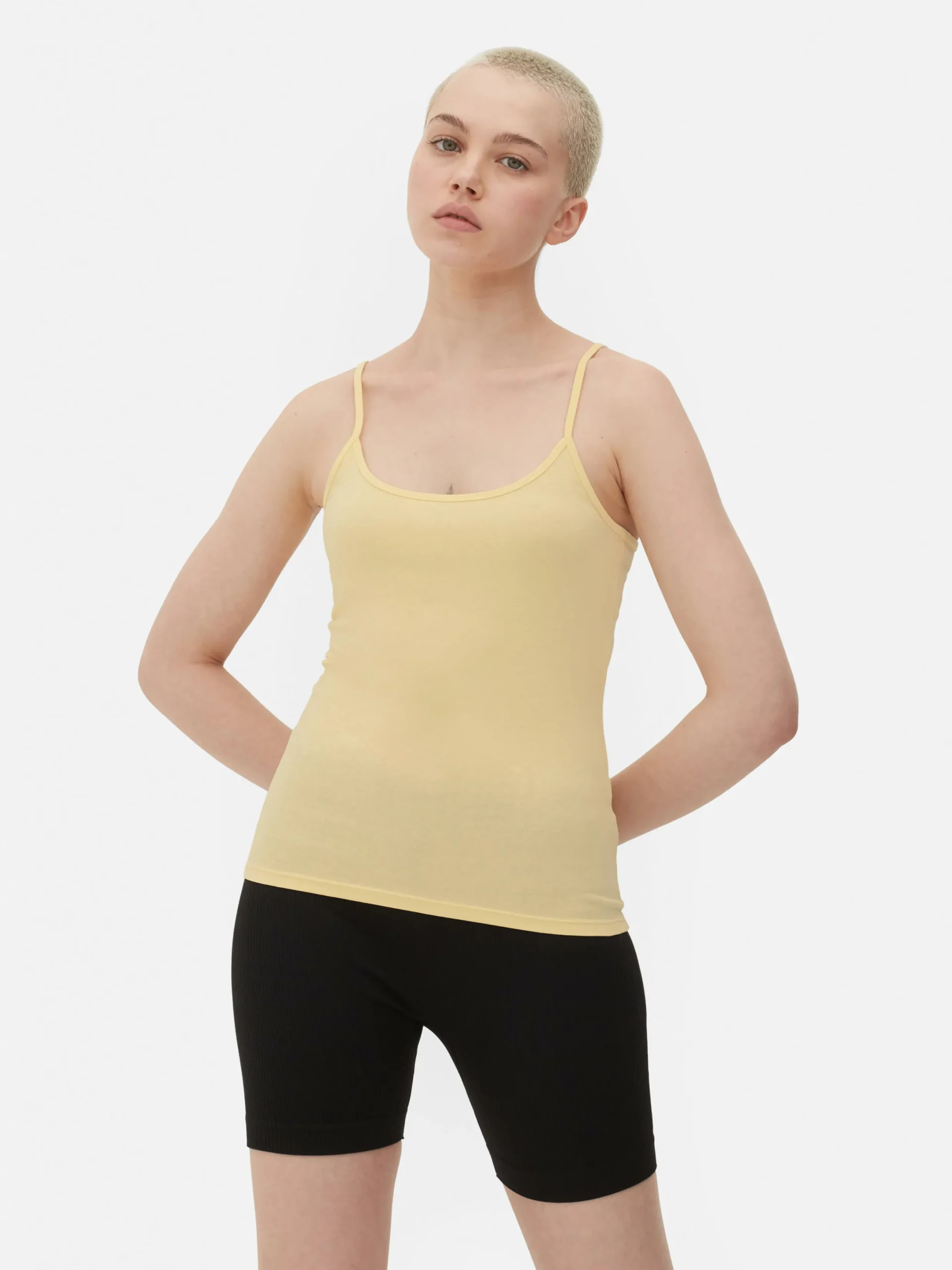 Tops Und T-Shirts|Primark Essential-Camisole Mit Stretch Gelb